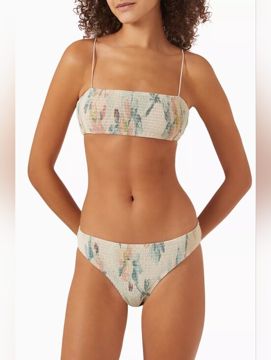 Toteme Other - Toteme Smocked Floral Bikini